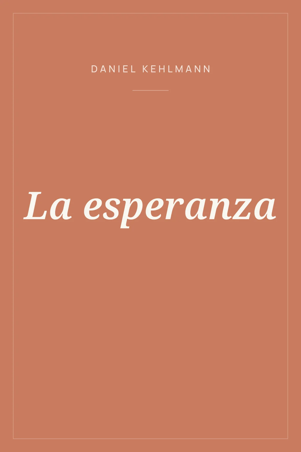 Portada de La esperanza