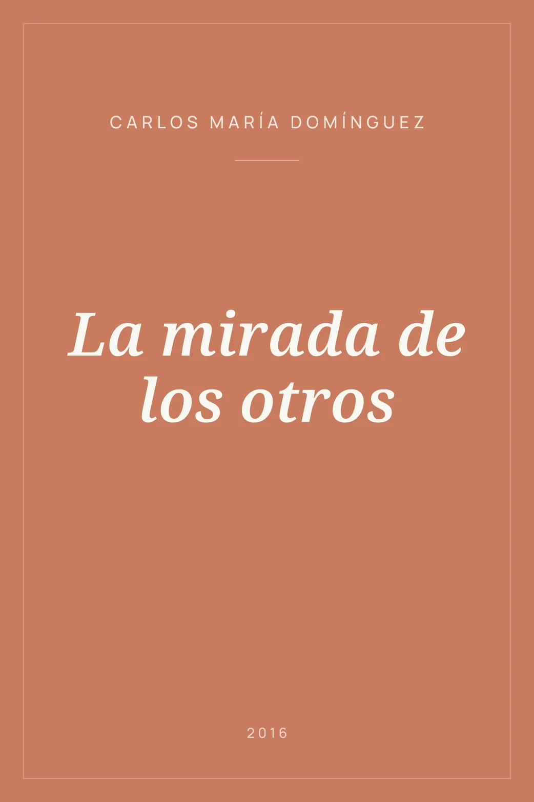 Portada de La mirada de los otros