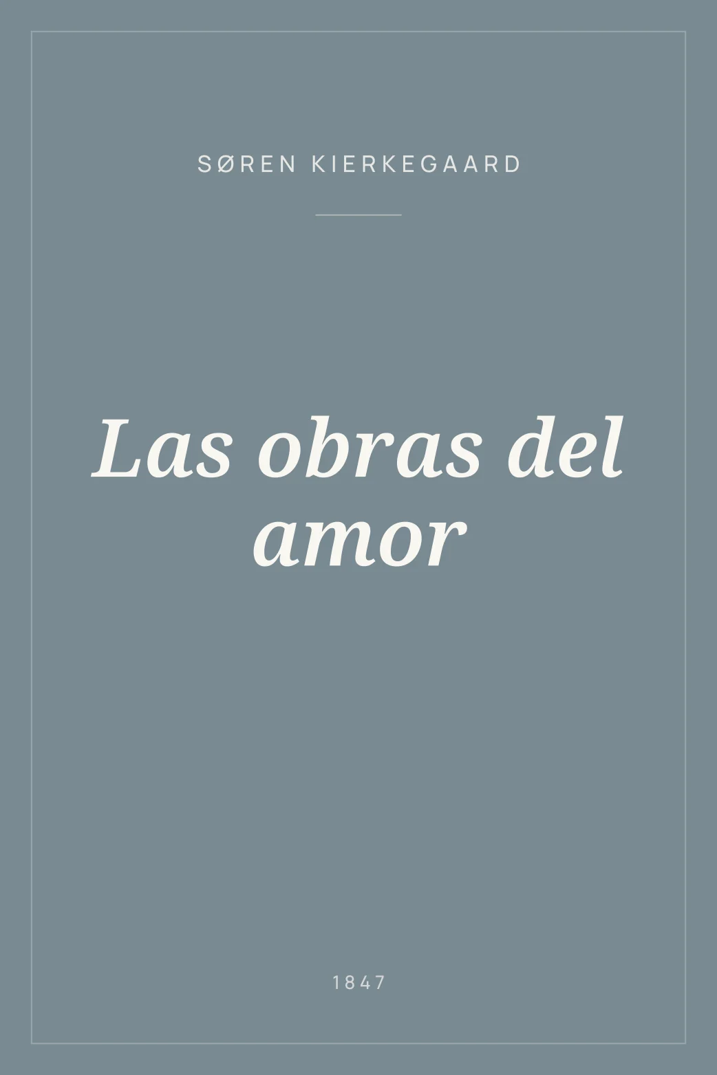 Portada de Las obras del amor
