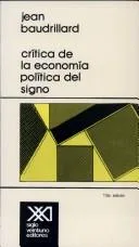 Portada de Crítica de la economía política del signo