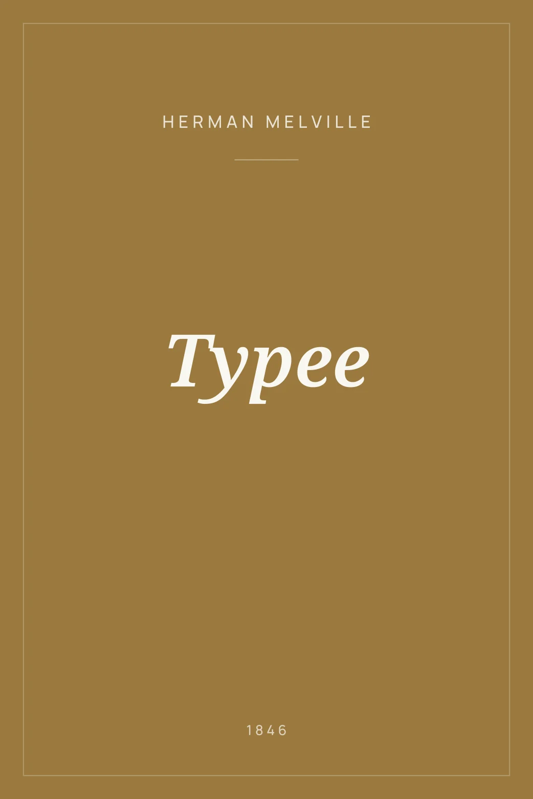 Portada de Typee