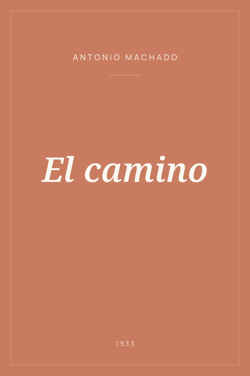 Portada de El camino