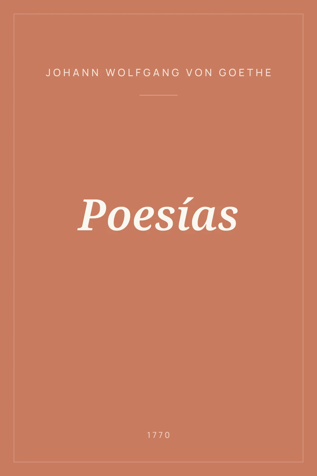 Portada de Poesías