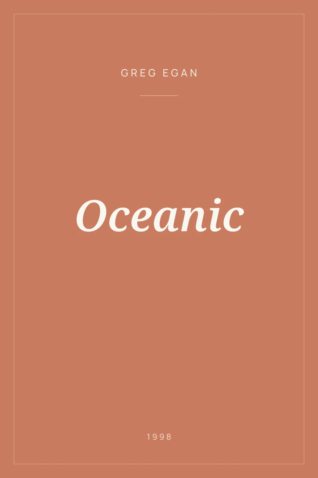 Portada de Oceanic