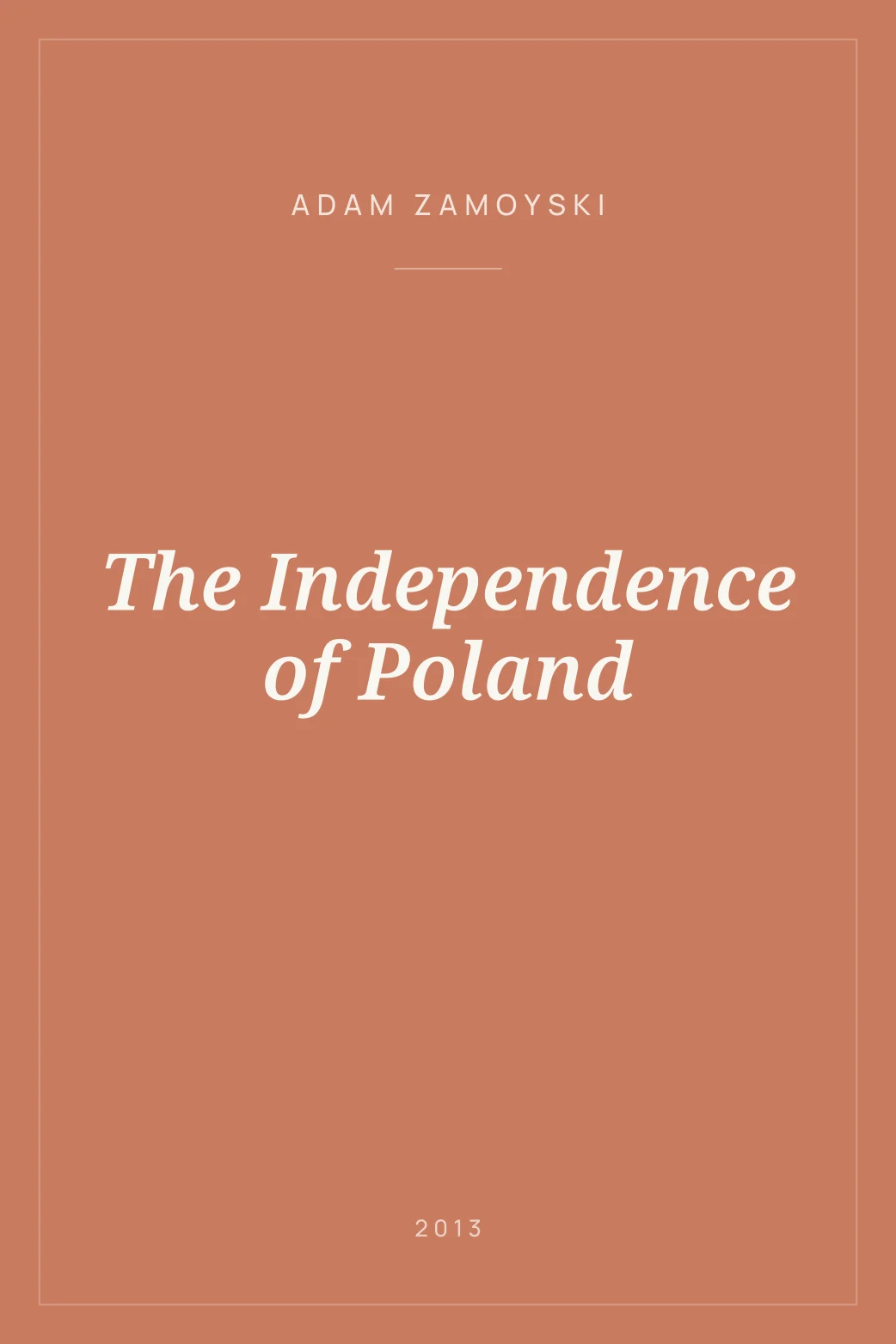 Portada de The Independence of Poland