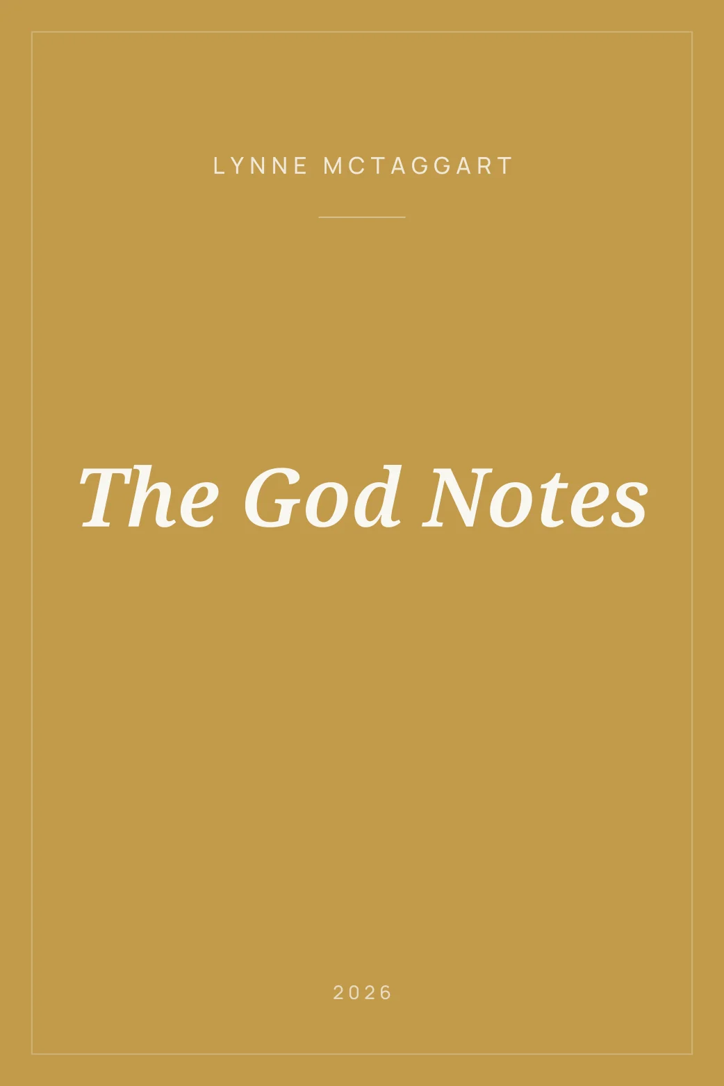 Portada de The God Notes