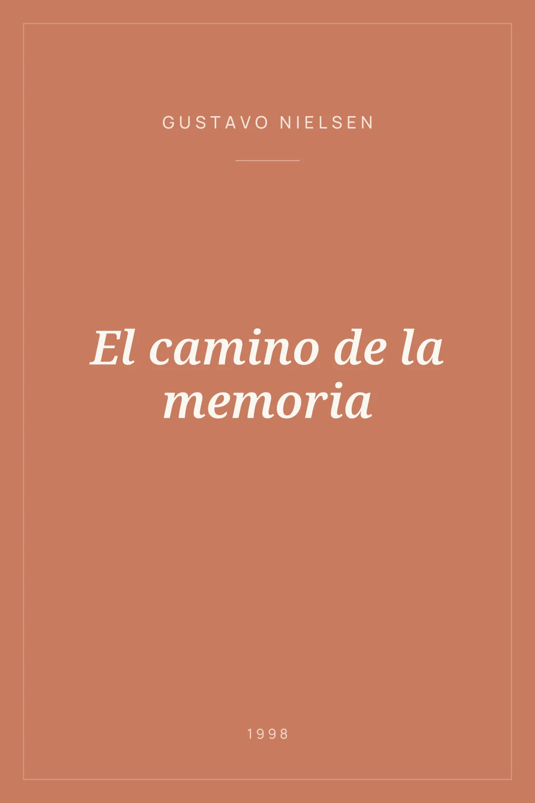 Portada de El camino de la memoria