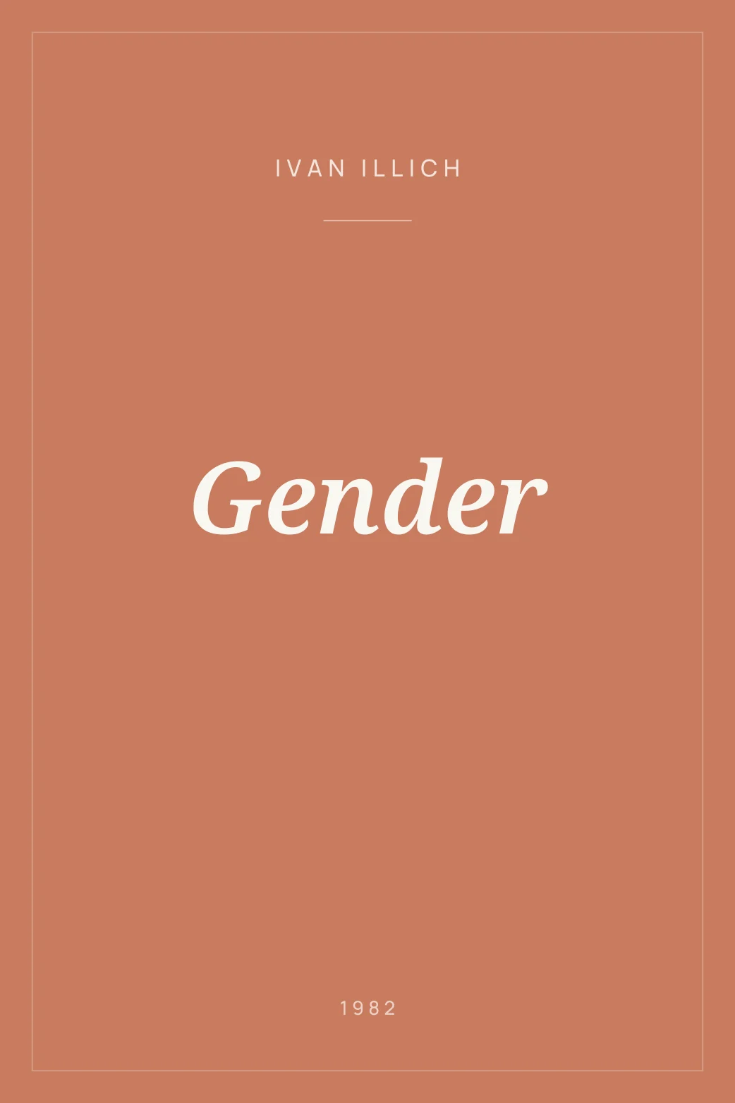 Portada de Gender