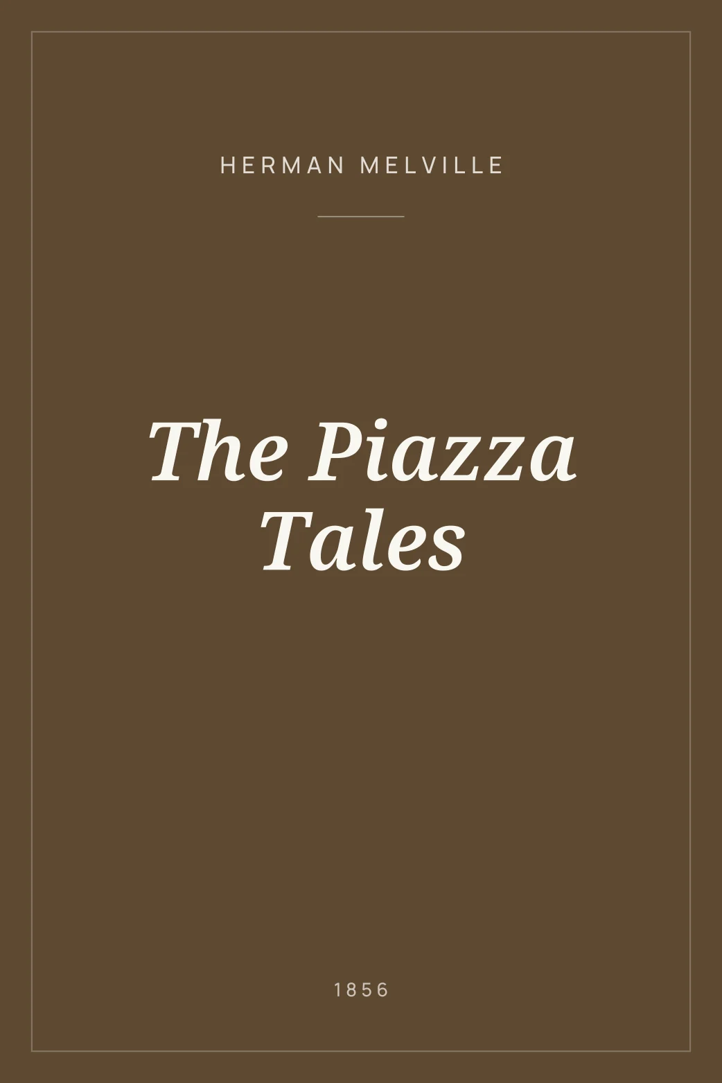 Portada de The Piazza Tales