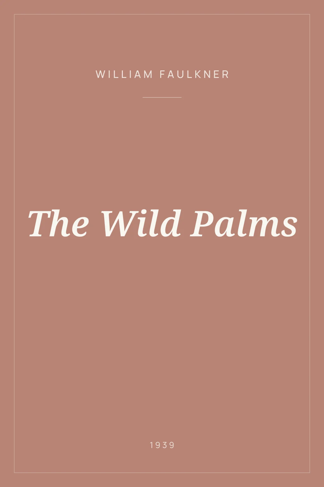 Portada de The Wild Palms