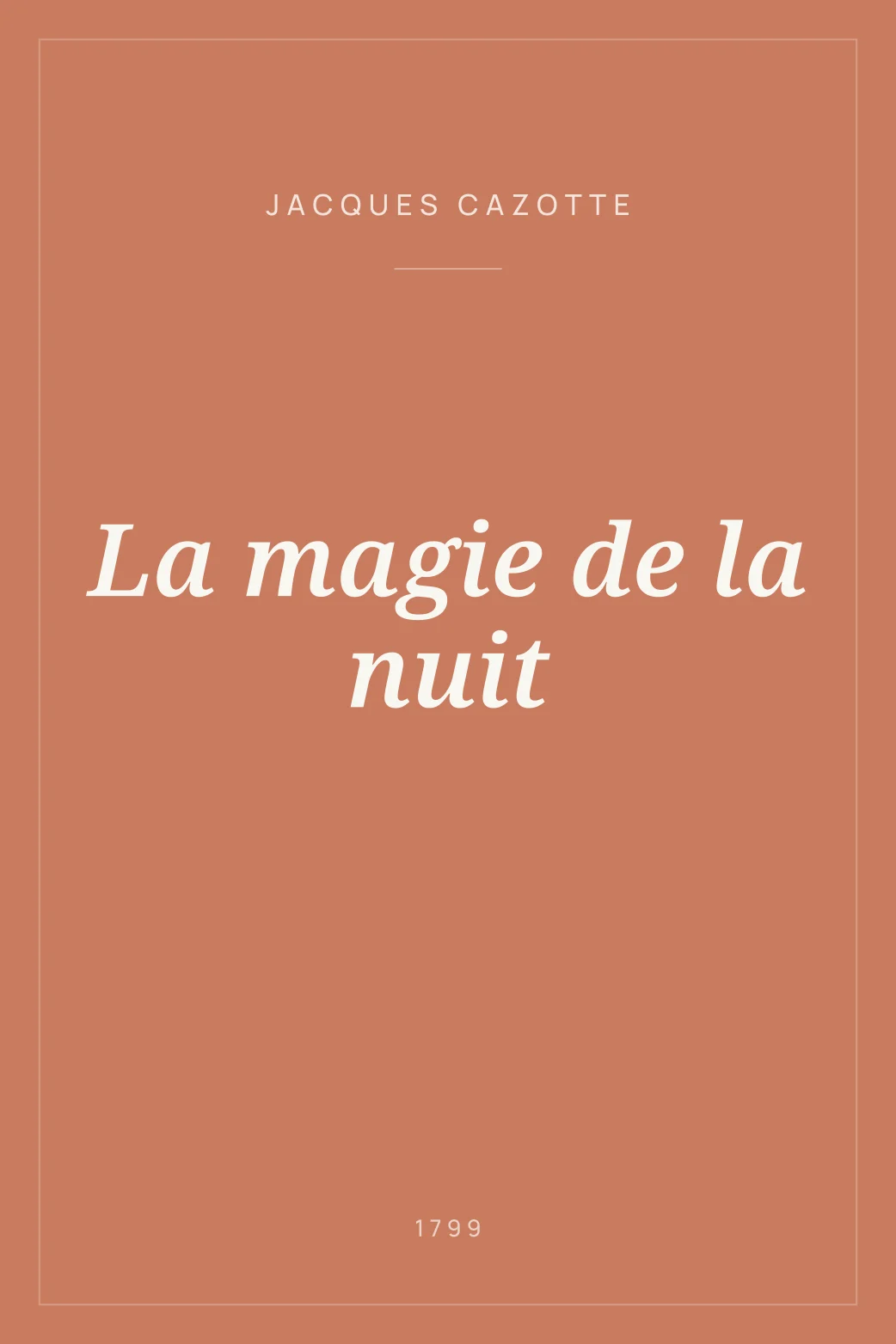 Portada de La magie de la nuit