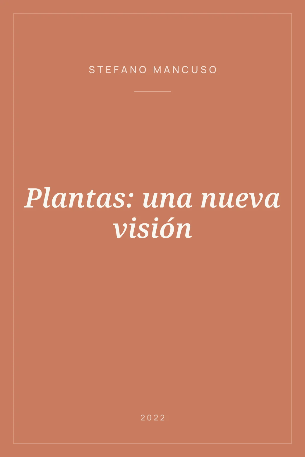 Portada de Plantas: una nueva visión