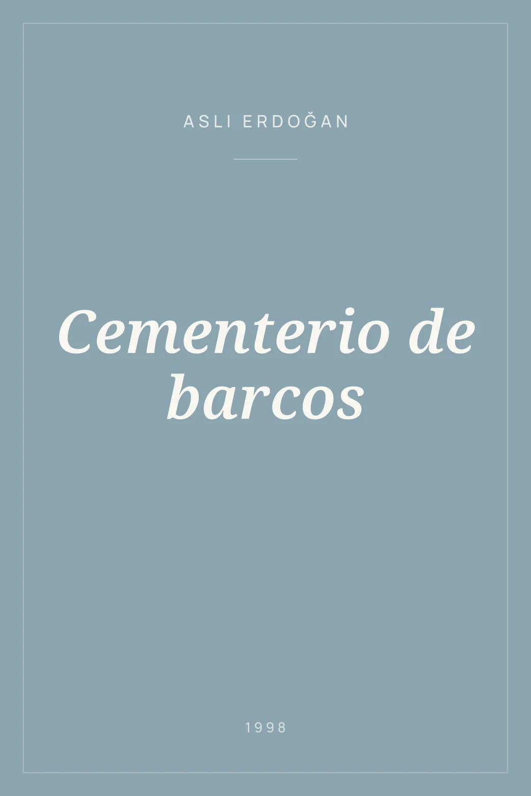 Portada de Cementerio de barcos