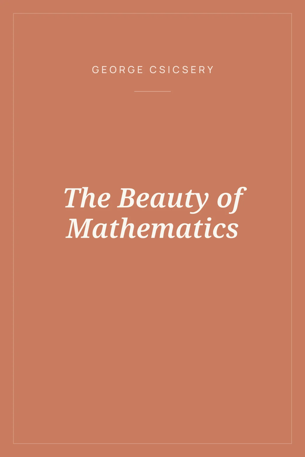 Portada de The Beauty of Mathematics