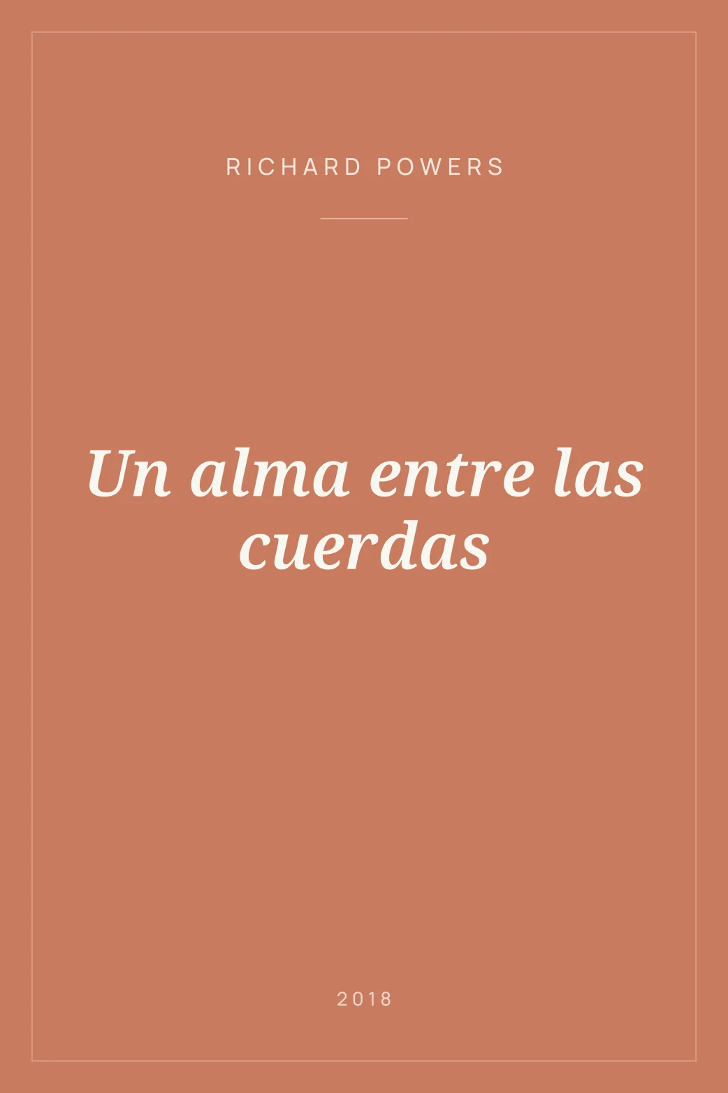 Portada de Un alma entre las cuerdas