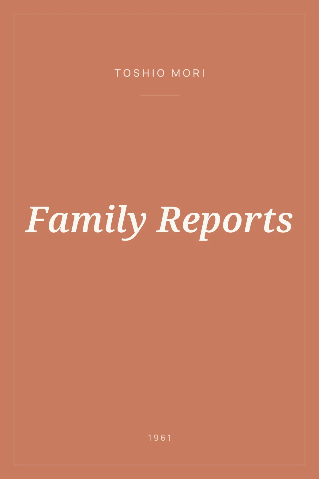 Portada de Family Reports