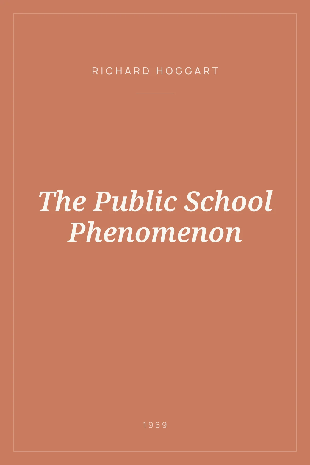 Portada de The Public School Phenomenon