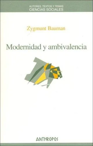 Portada de Modernidad y ambivalencia
