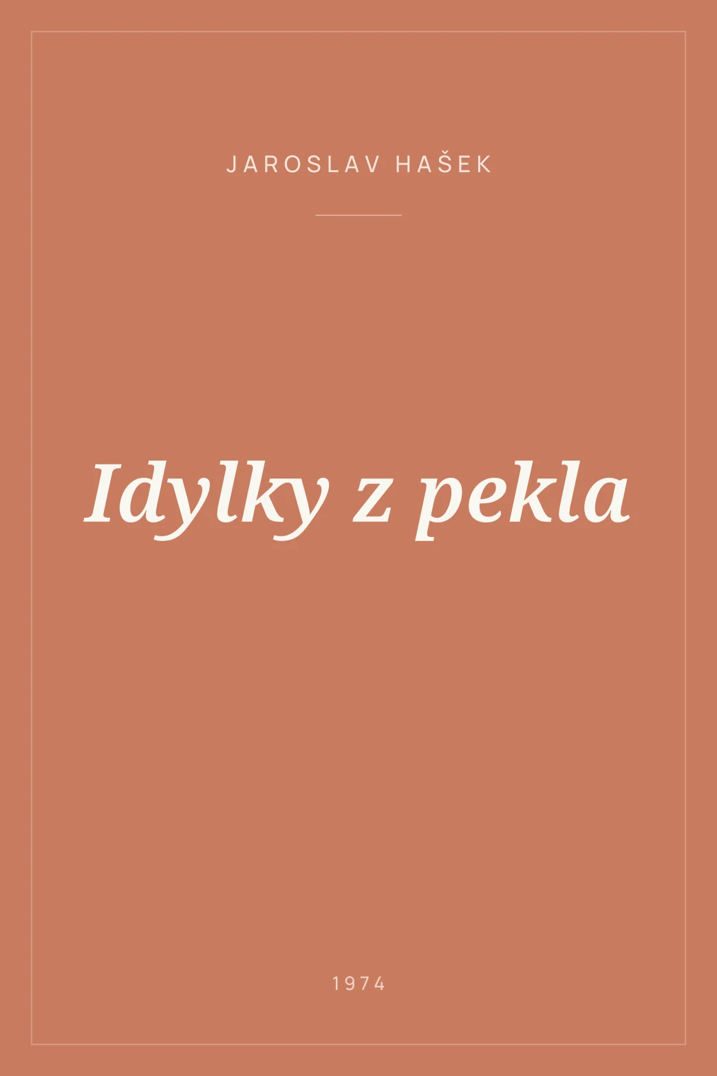 Portada de Idylky z pekla