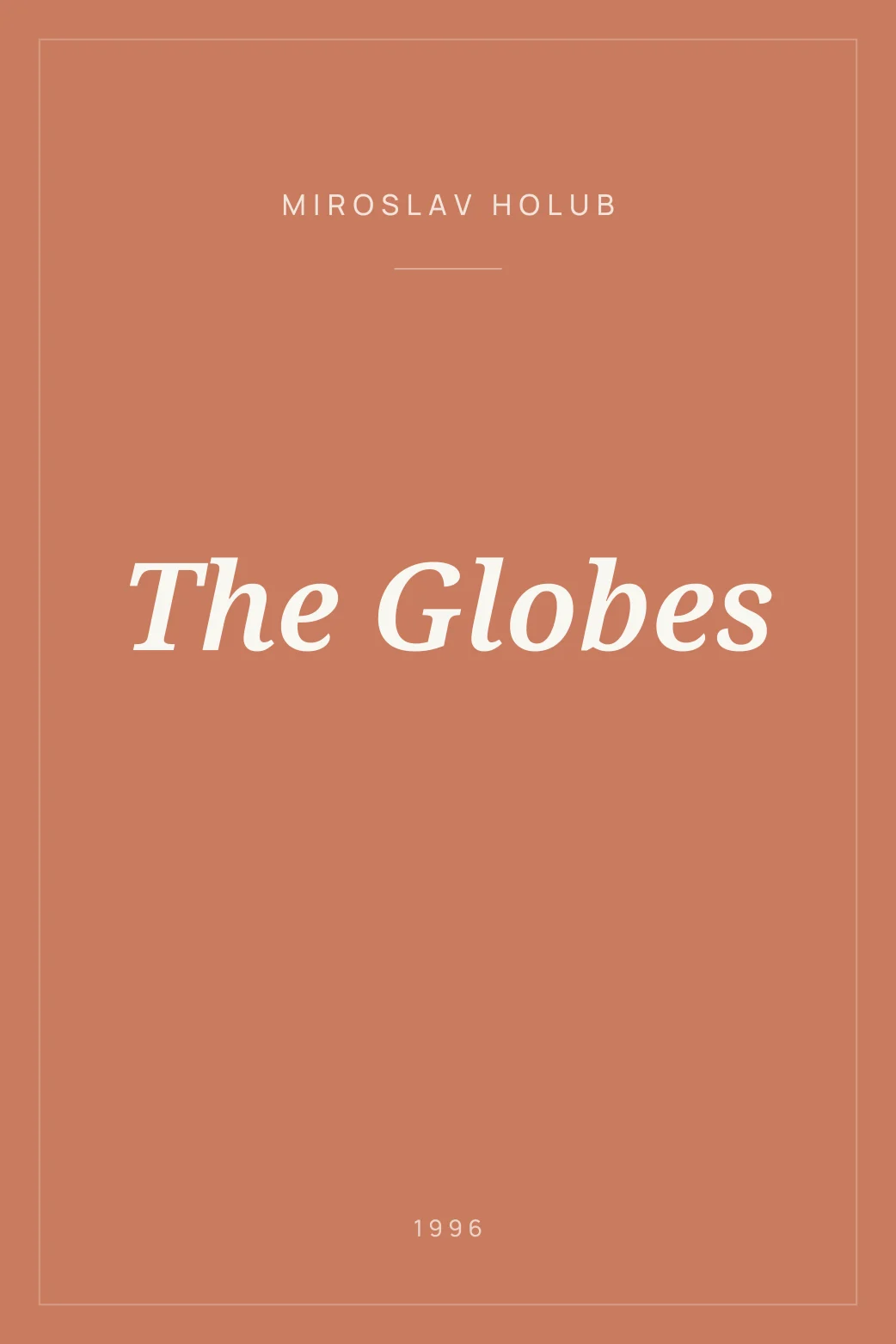 Portada de The Globes