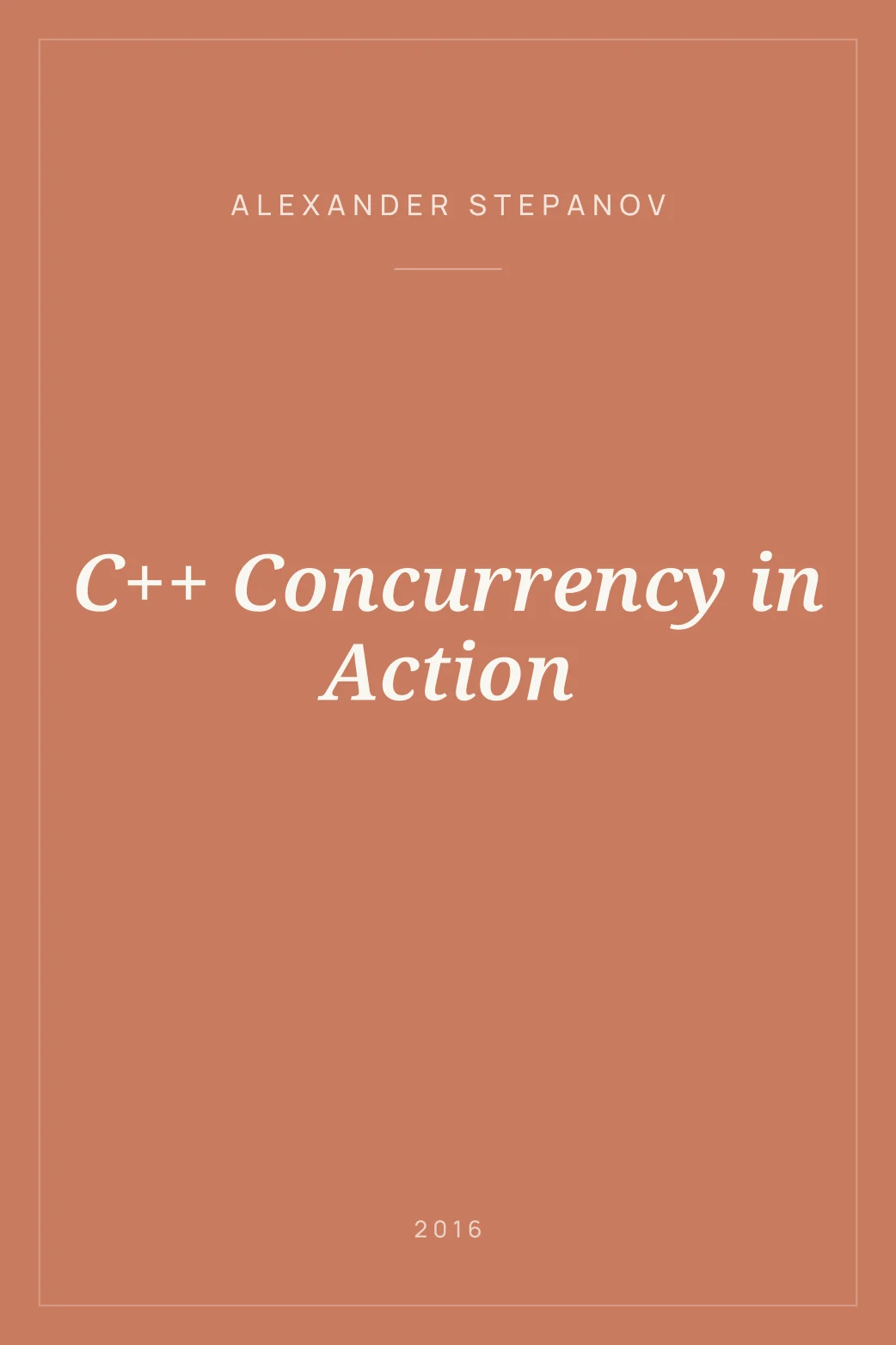 Portada de C++ Concurrency in Action