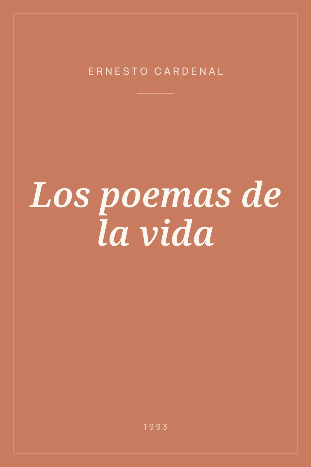 Portada de Los poemas de la vida