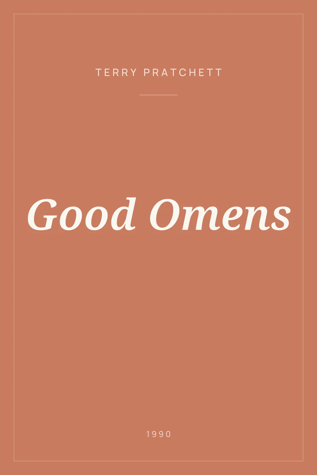 Portada de Good Omens