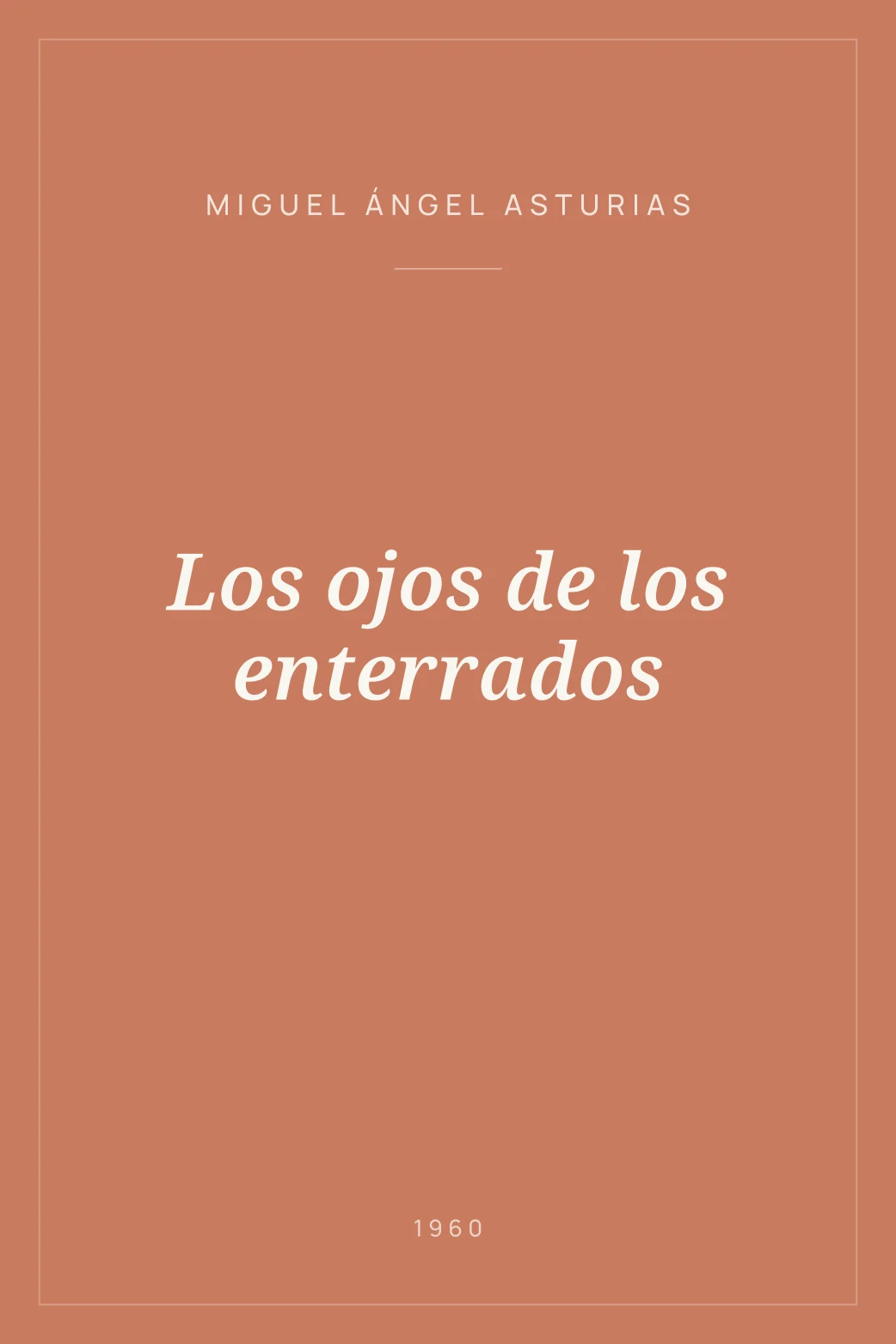Portada de Los ojos de los enterrados