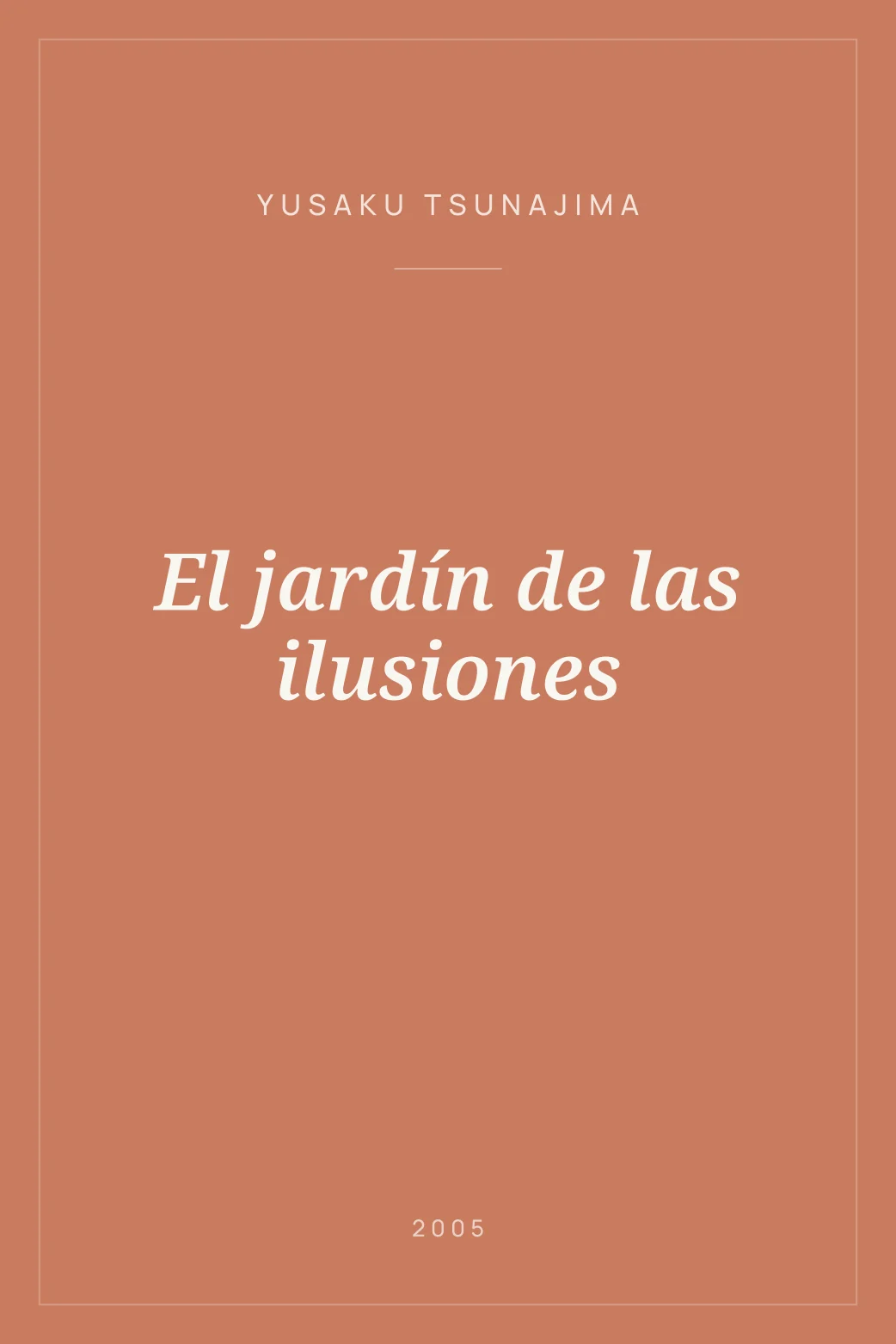 Portada de El jardín de las ilusiones
