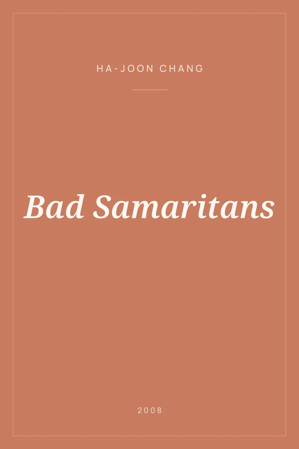 Portada de Bad Samaritans