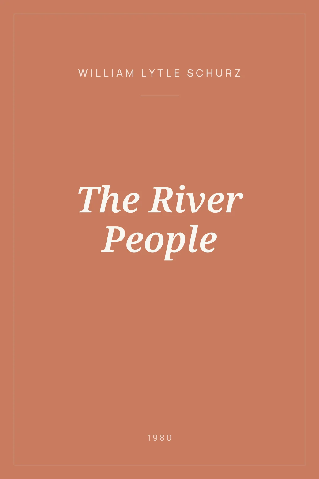 Portada de The River People