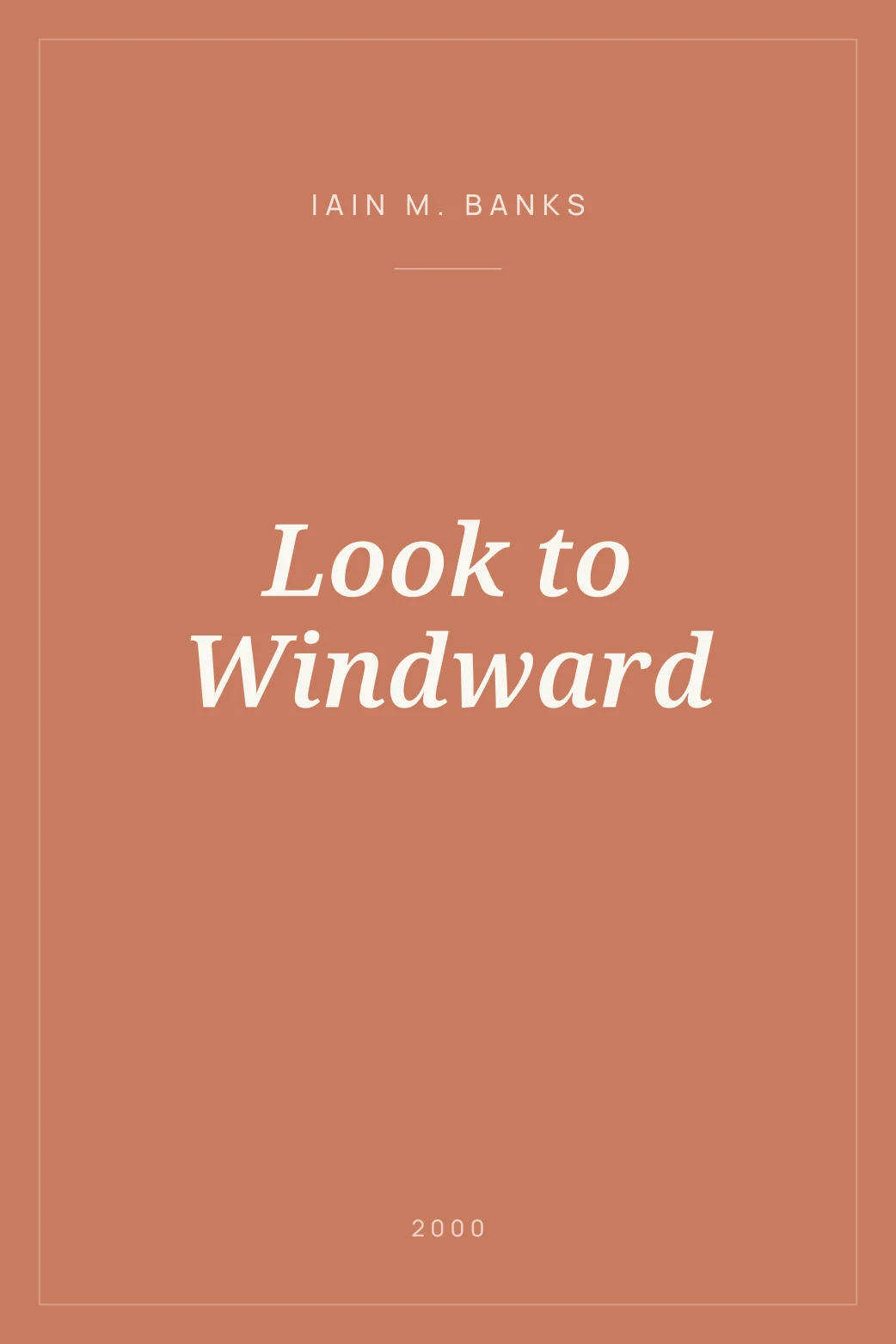 Portada de Look to Windward