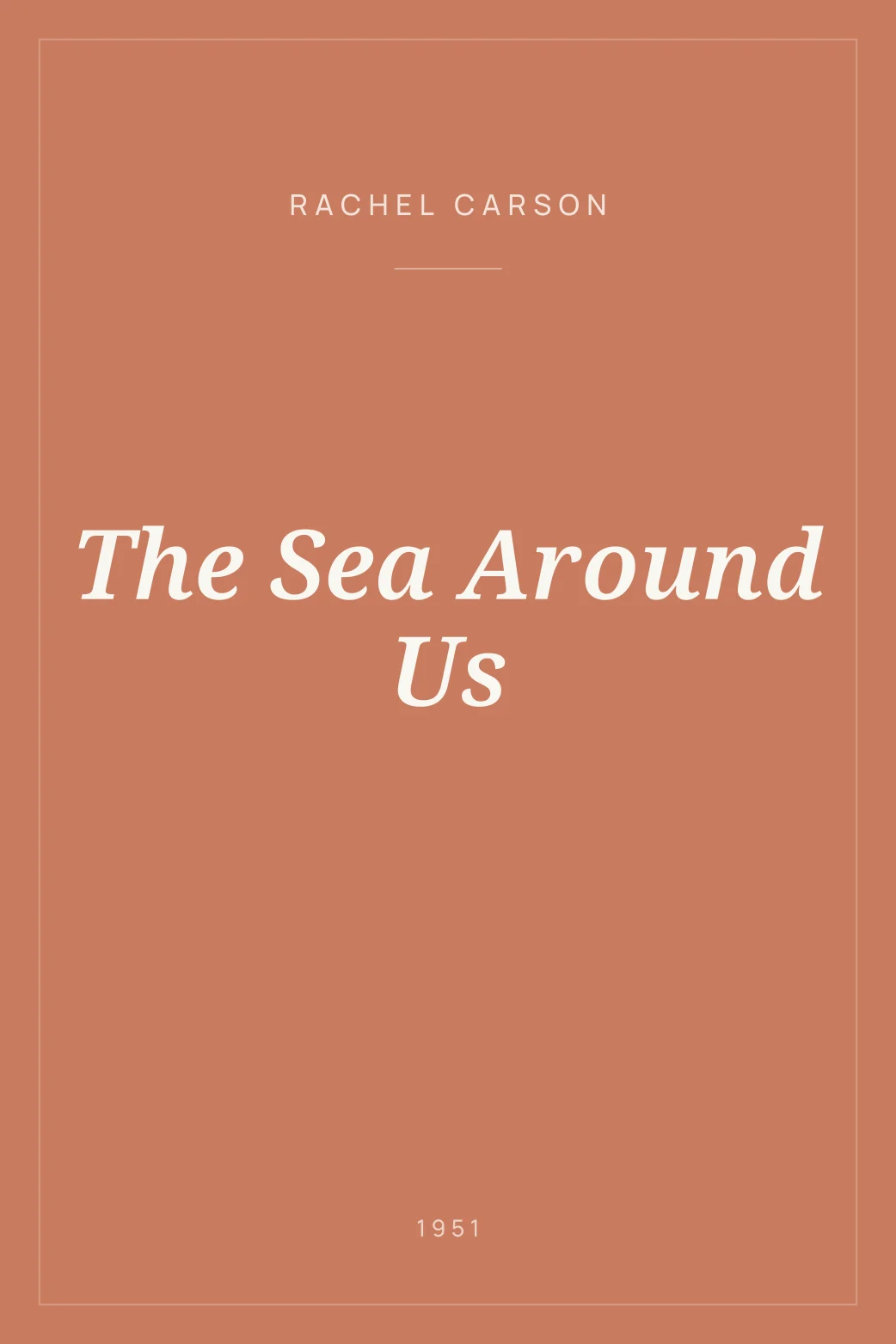 Portada de The Sea Around Us