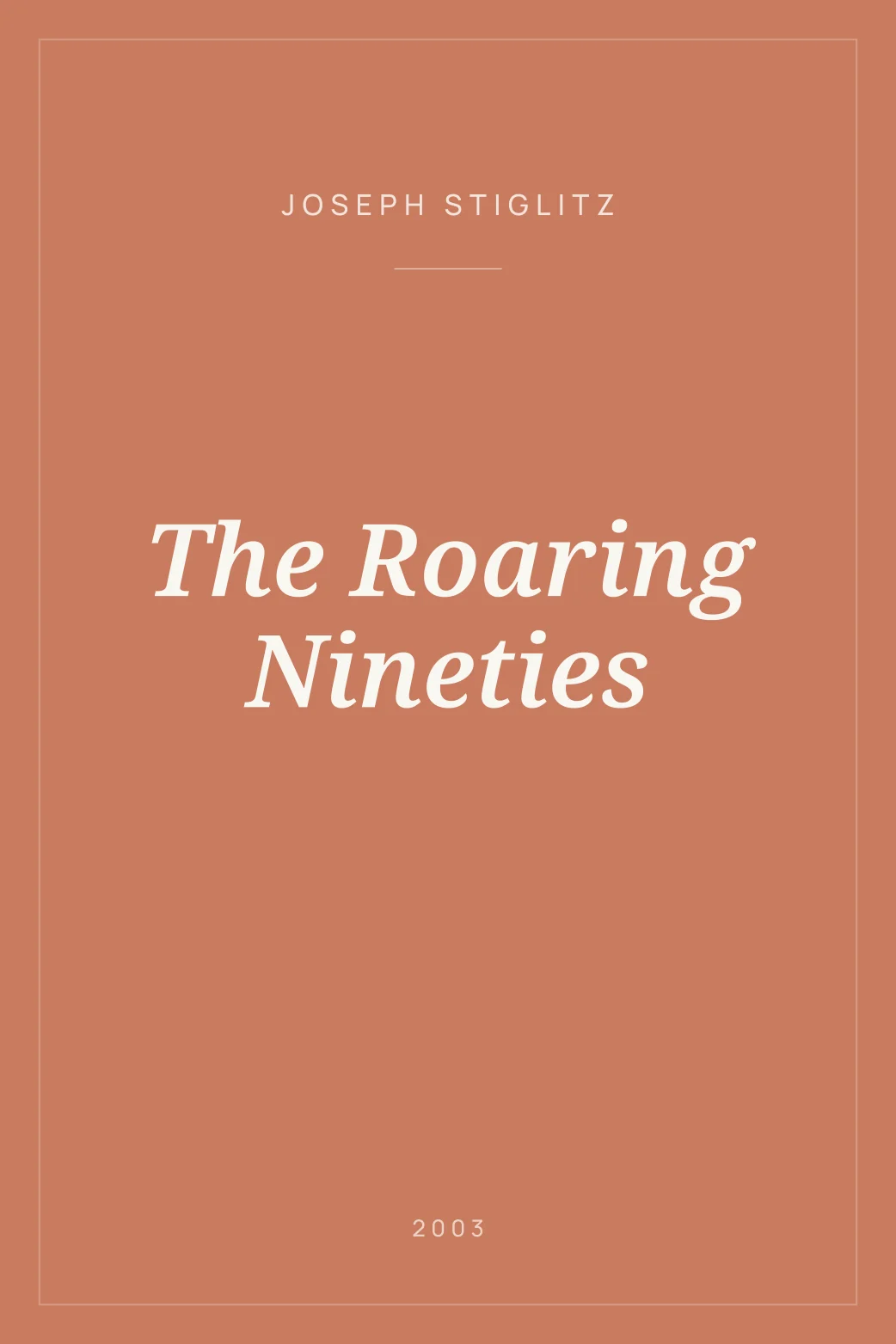 Portada de The Roaring Nineties