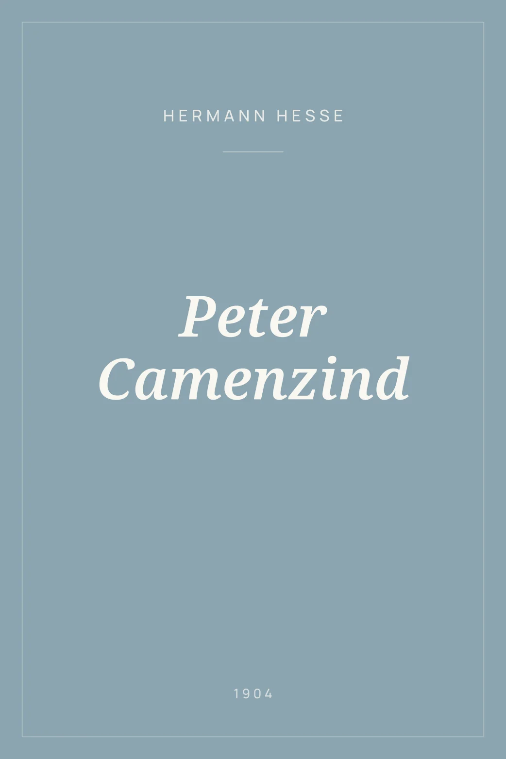 Portada de Peter Camenzind