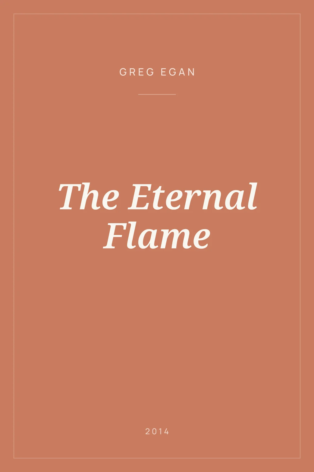 Portada de The Eternal Flame