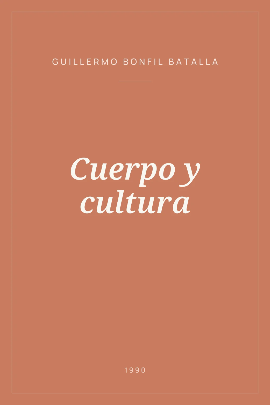 Portada de Cuerpo y cultura