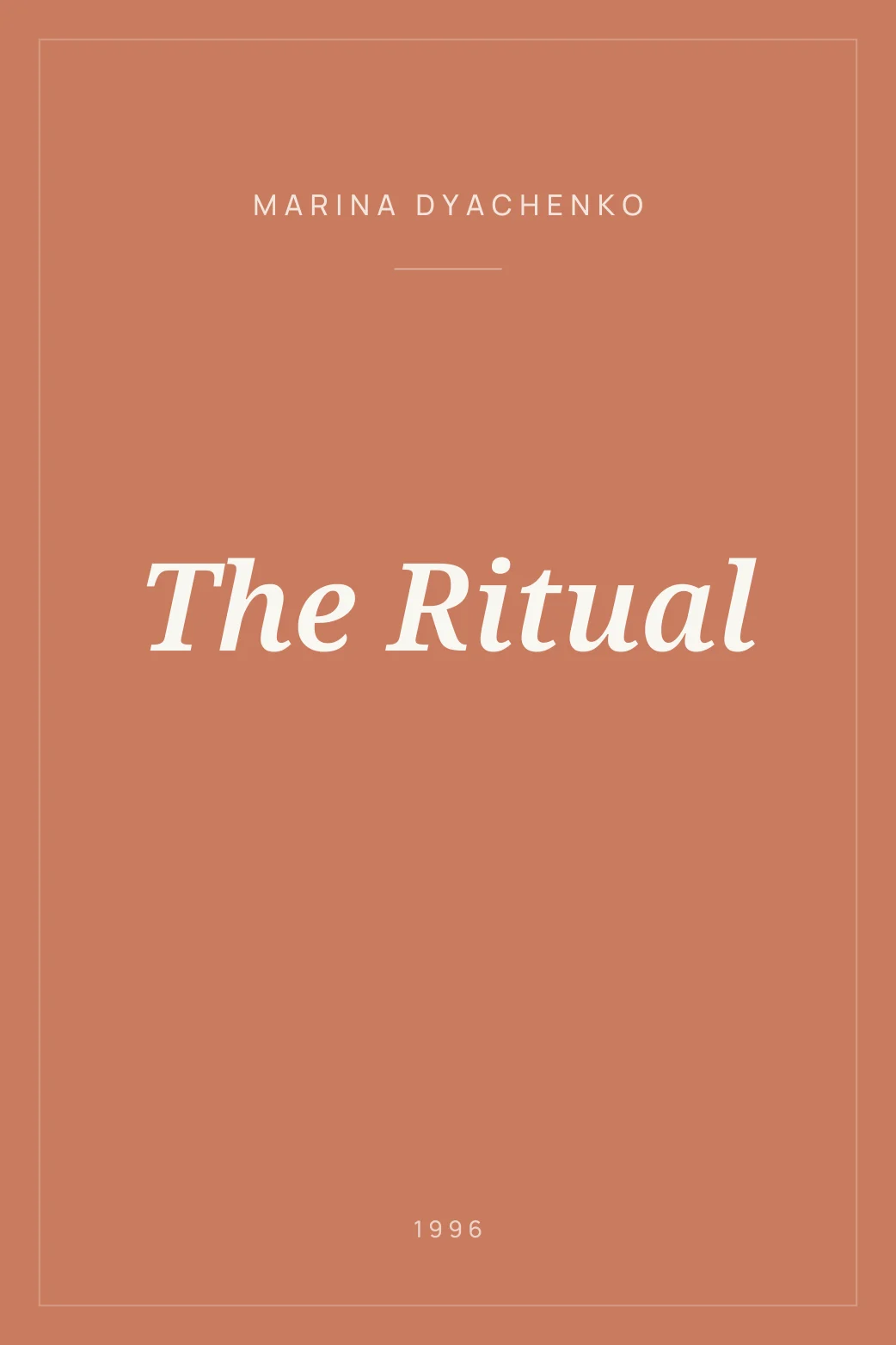 Portada de The Ritual