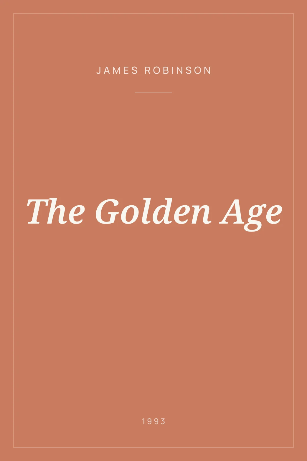Portada de The Golden Age