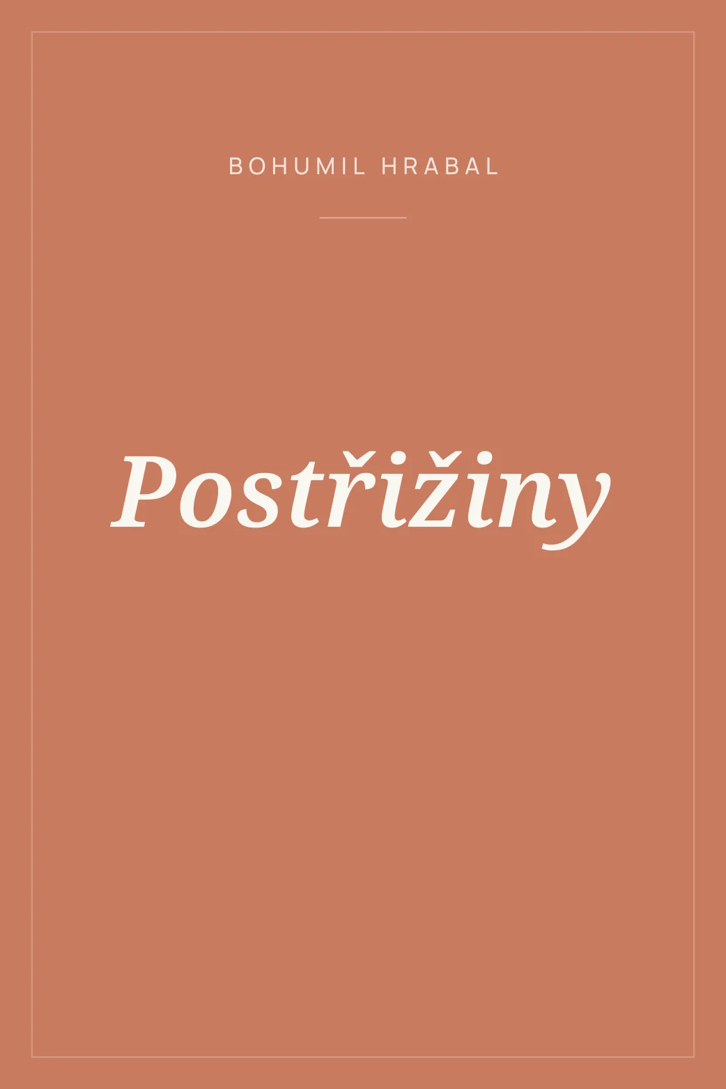 Portada de Postřižiny