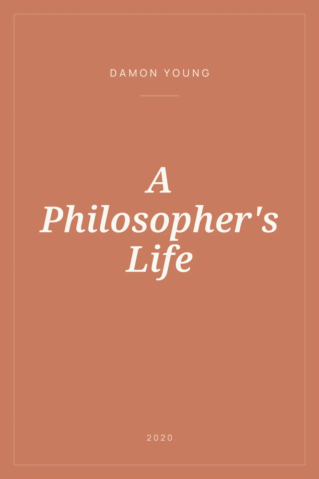 Portada de A Philosopher's Life