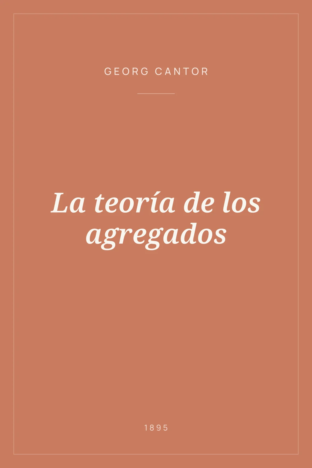 Portada de La teoría de los agregados