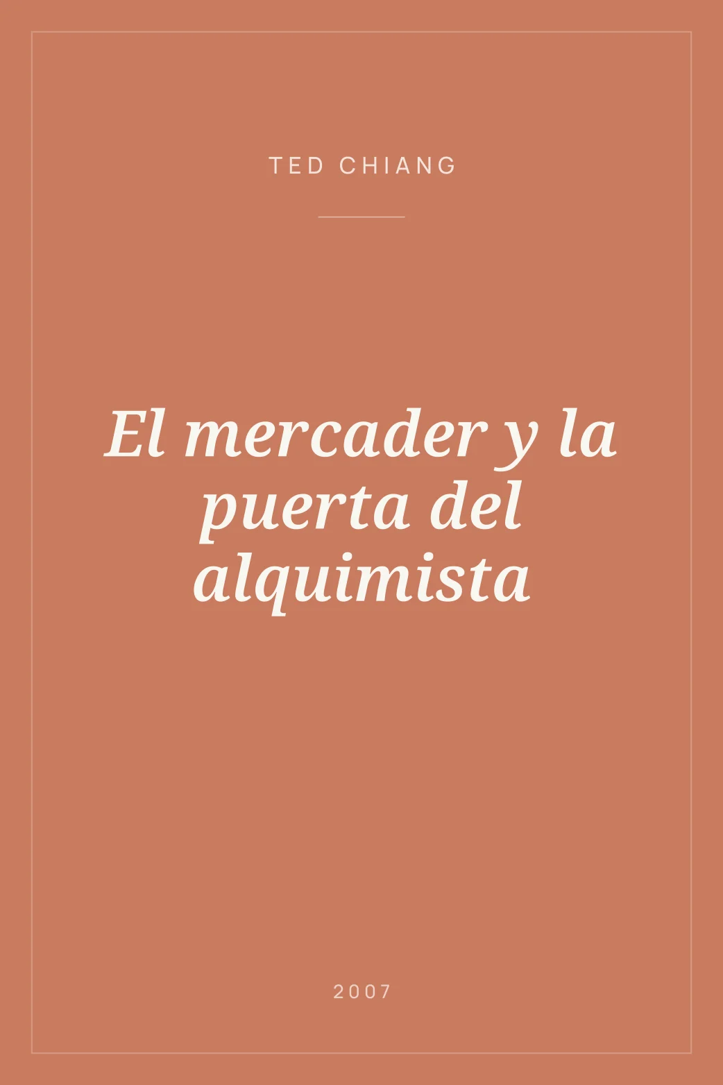 Portada de El mercader y la puerta del alquimista