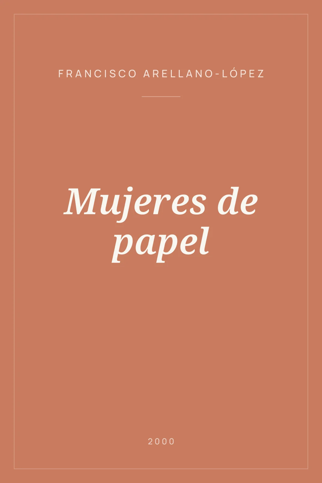 Portada de Mujeres de papel