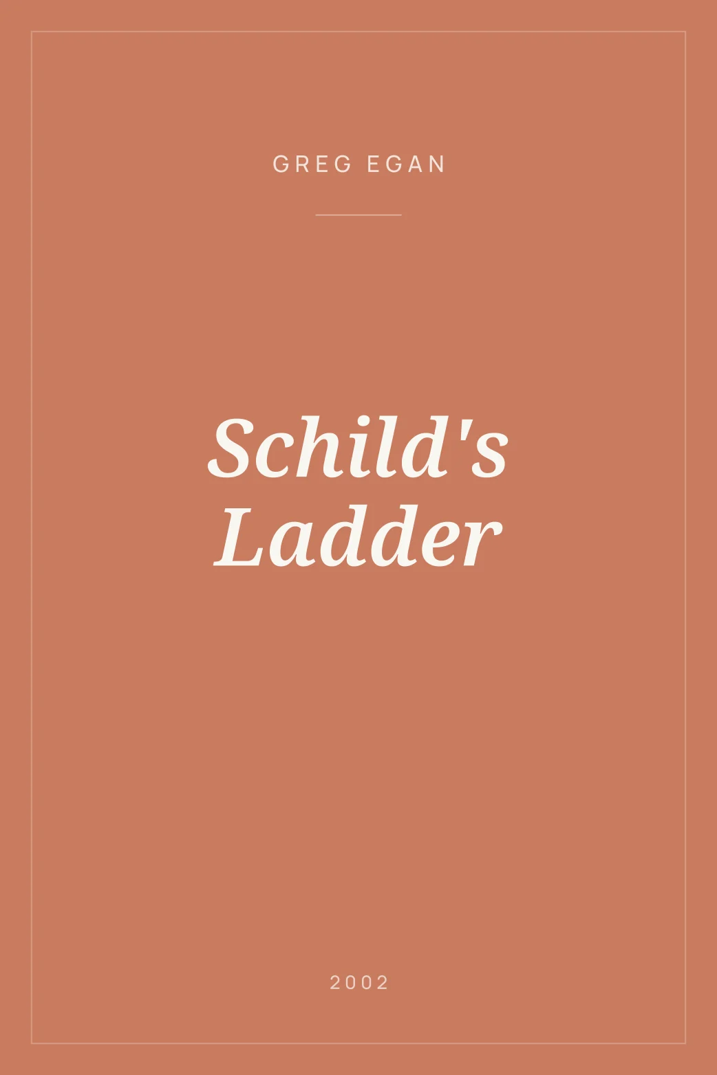 Portada de Schild's Ladder