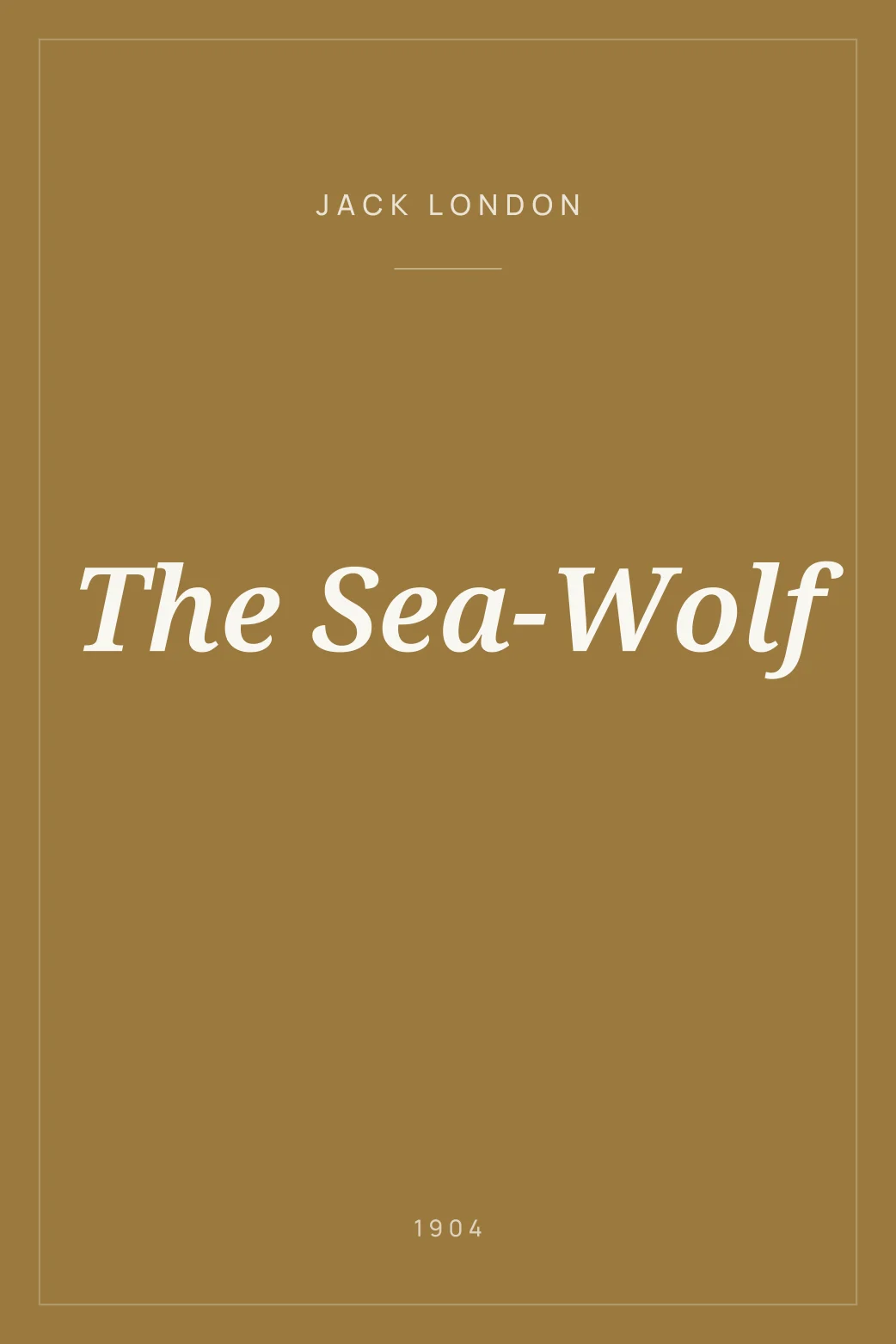 Portada de The Sea-Wolf