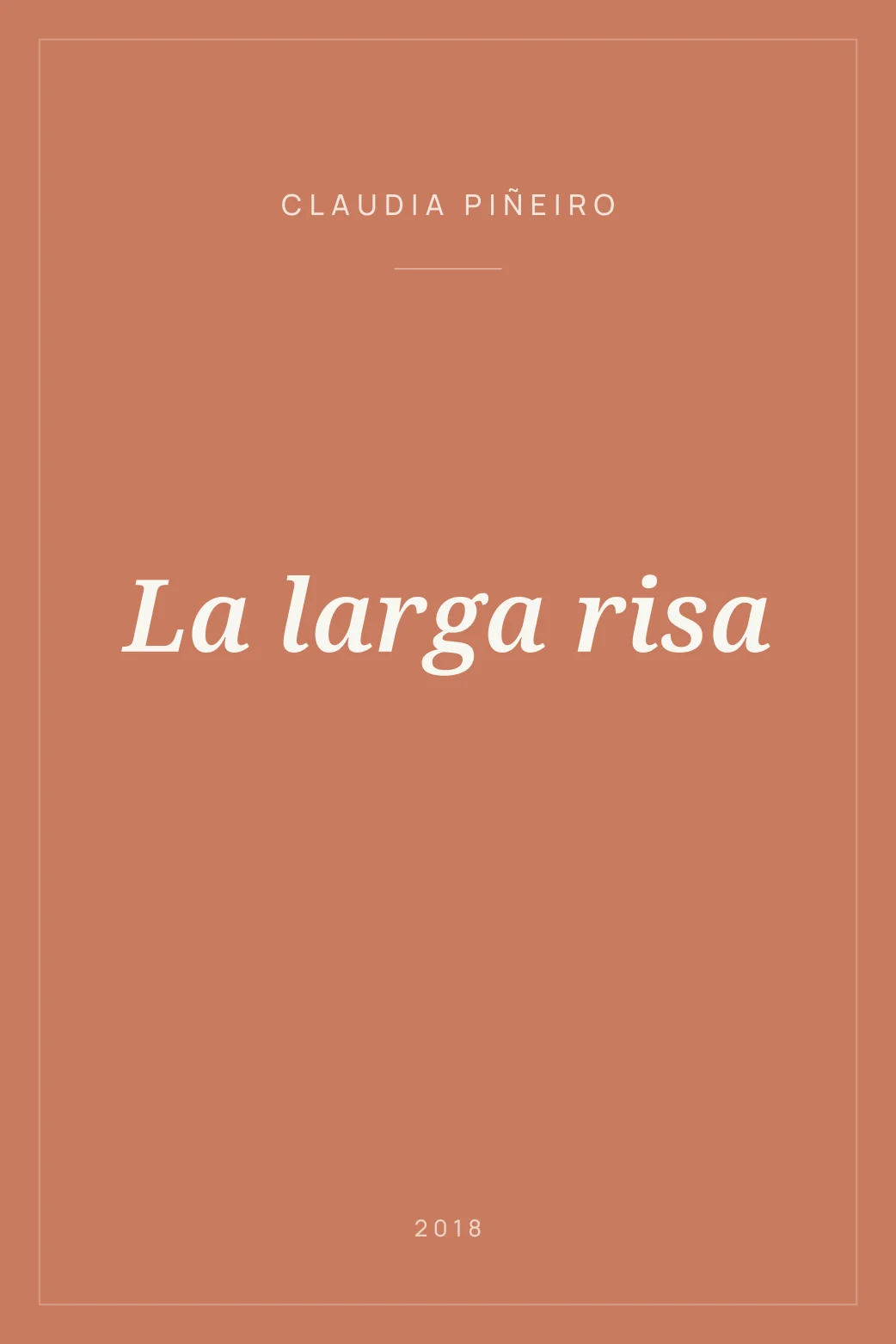 Portada de La larga risa