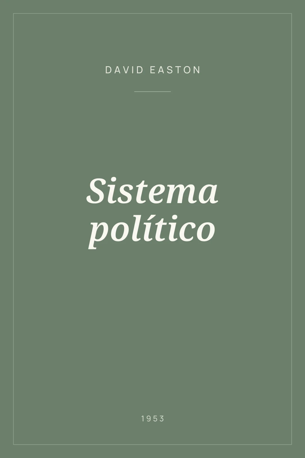 Portada de Sistema político