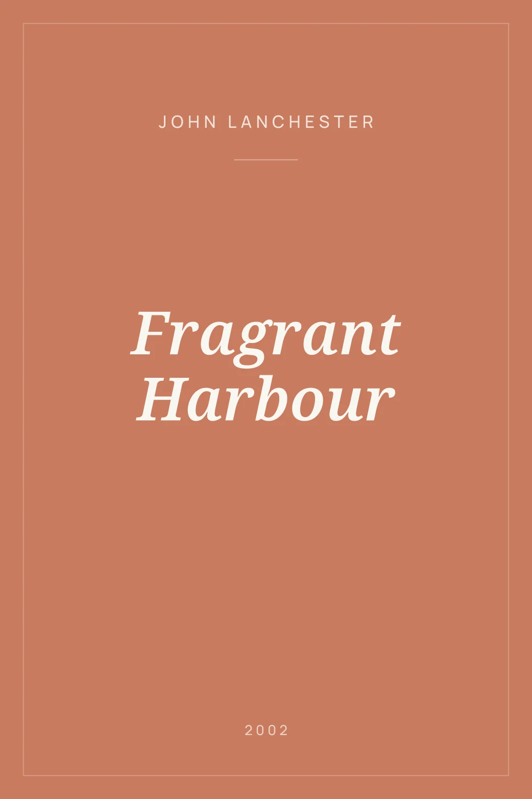 Portada de Fragrant Harbour