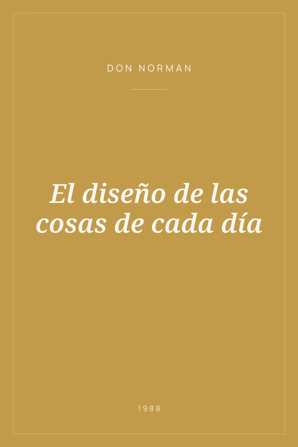 Portada de El diseño de las cosas de cada día